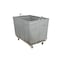 Steele Canvas Basket 14 BU Permanent Truck Grey Vinyl w/Grey Vinyl - 4in Casters 9614VGRYVGRYW4 - alternate 1